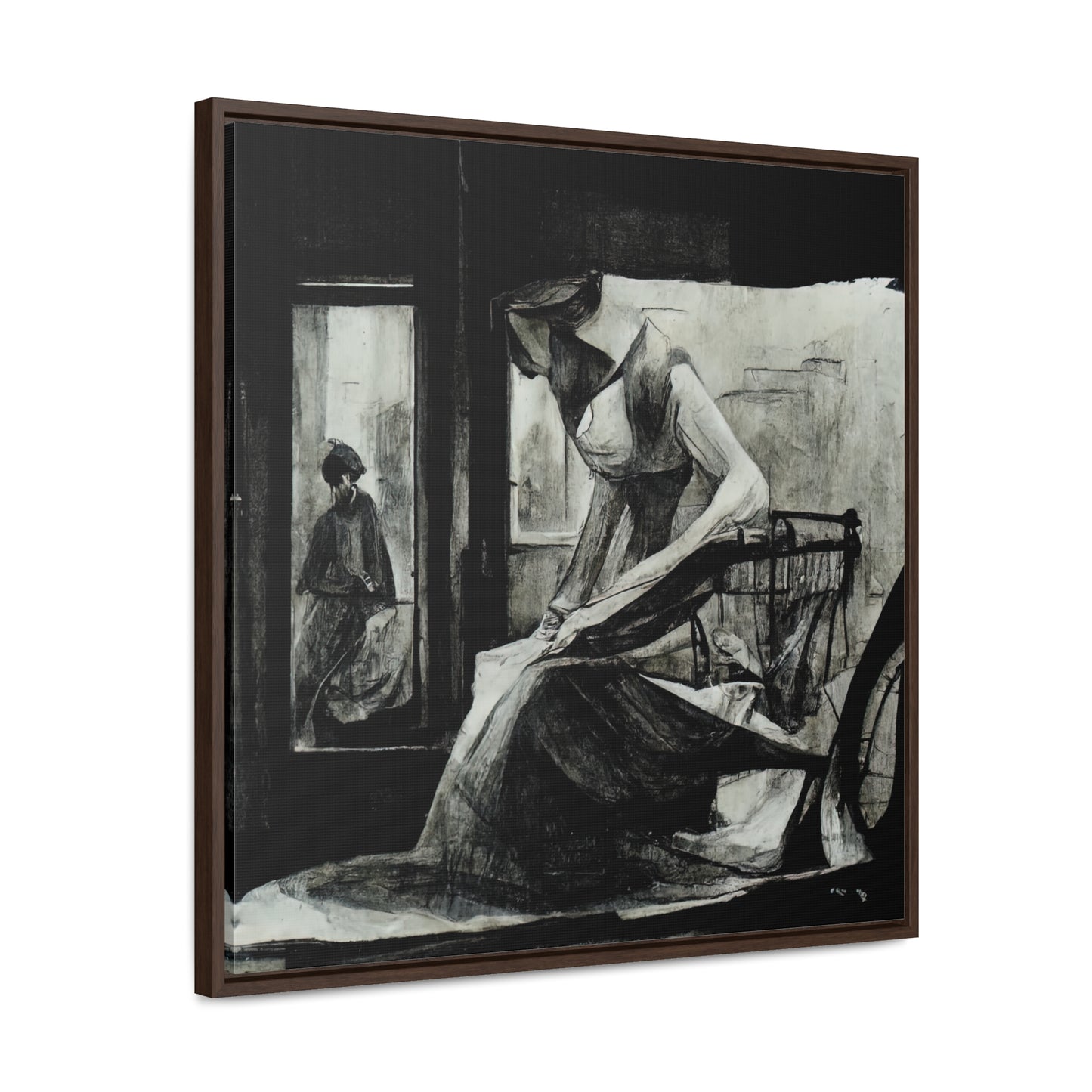 Domestic Memories 45, Valentinii, Gallery Canvas Wraps, Square Frame