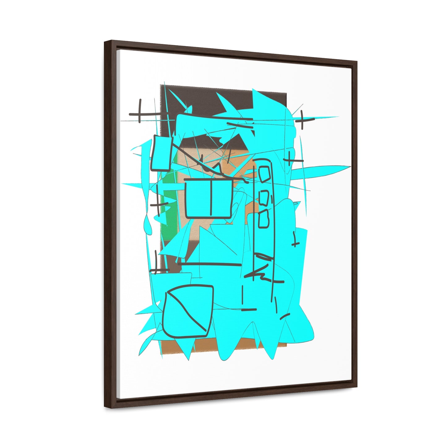 Naive City, Gallery Canvas Wraps, Vertical Frame