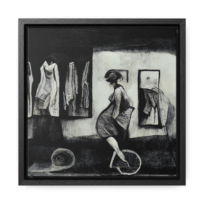 Domestic Memories 43, Valentinii, Gallery Canvas Wraps, Square Frame