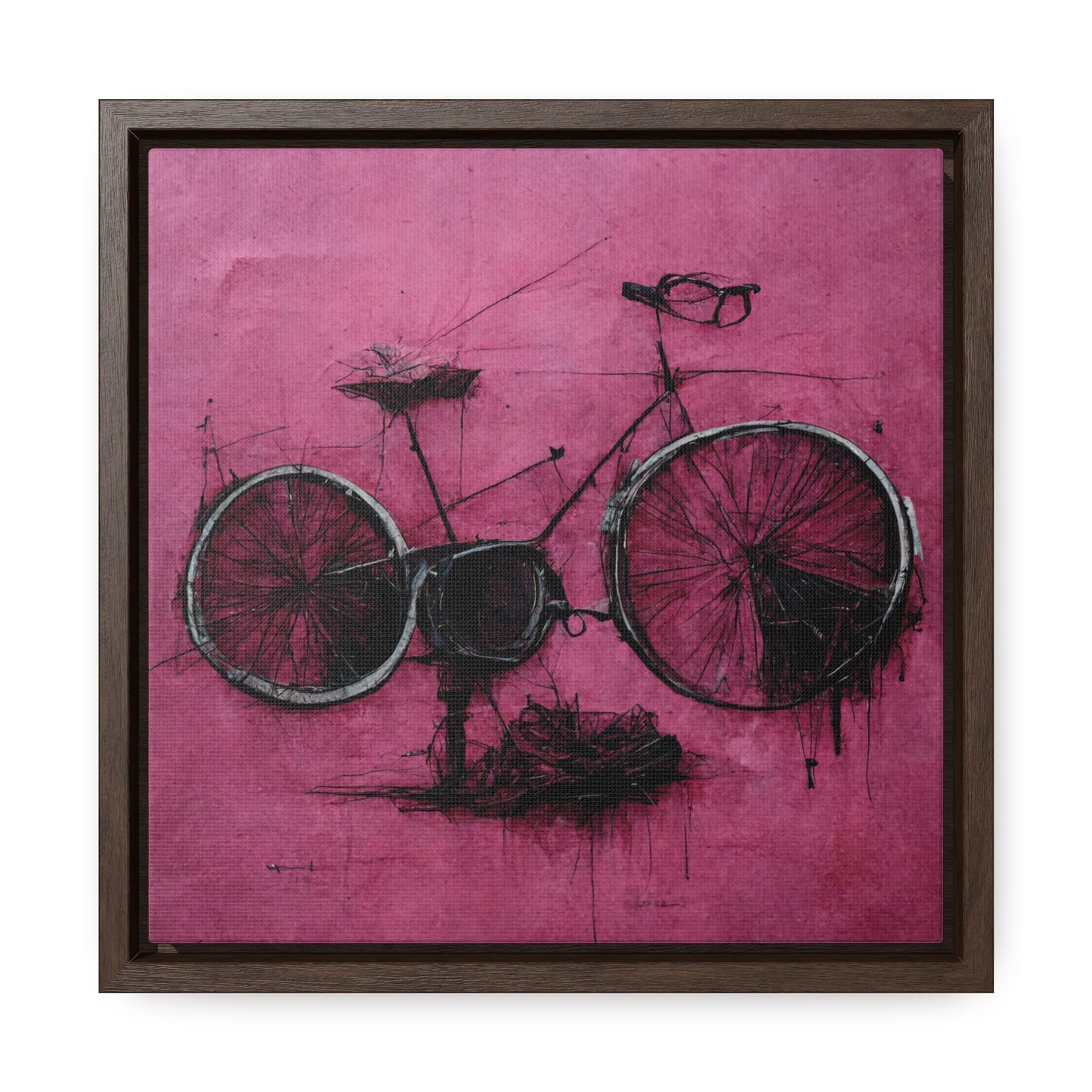 Bicycle 4, Valentinii, Gallery Canvas Wraps, Square Frame