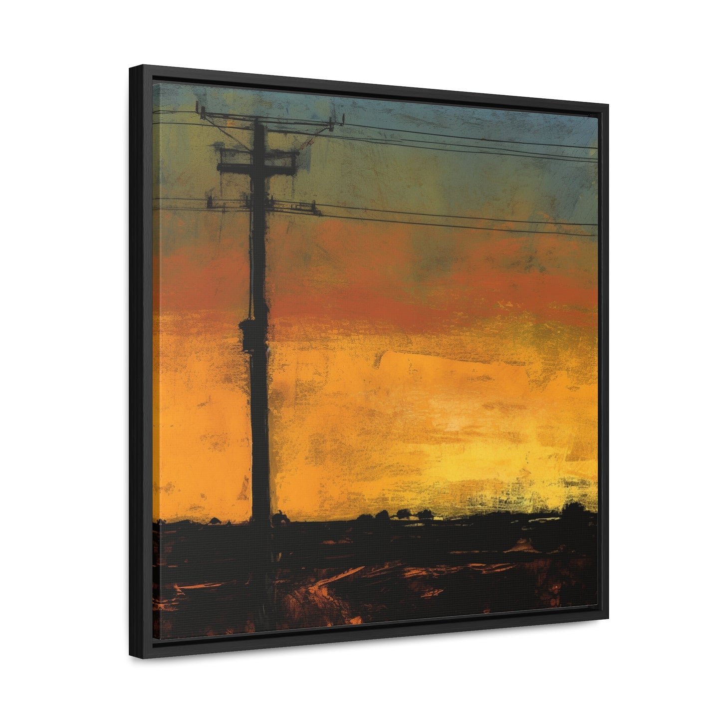 Land of the Sun 84, Valentinii, Gallery Canvas Wraps, Square Frame