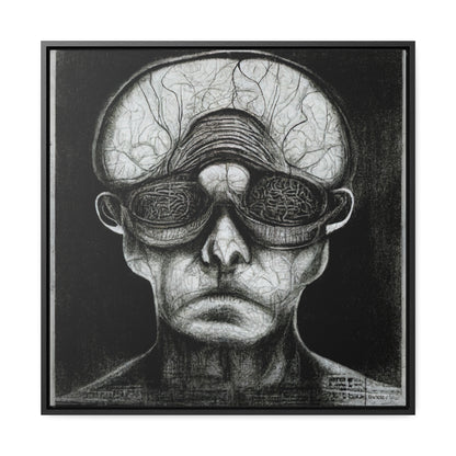 Brain 36, Valentinii, Gallery Canvas Wraps, Square Frame