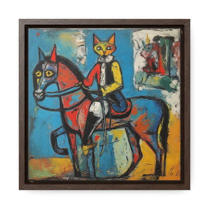 Cat 109, Gallery Canvas Wraps, Square Frame