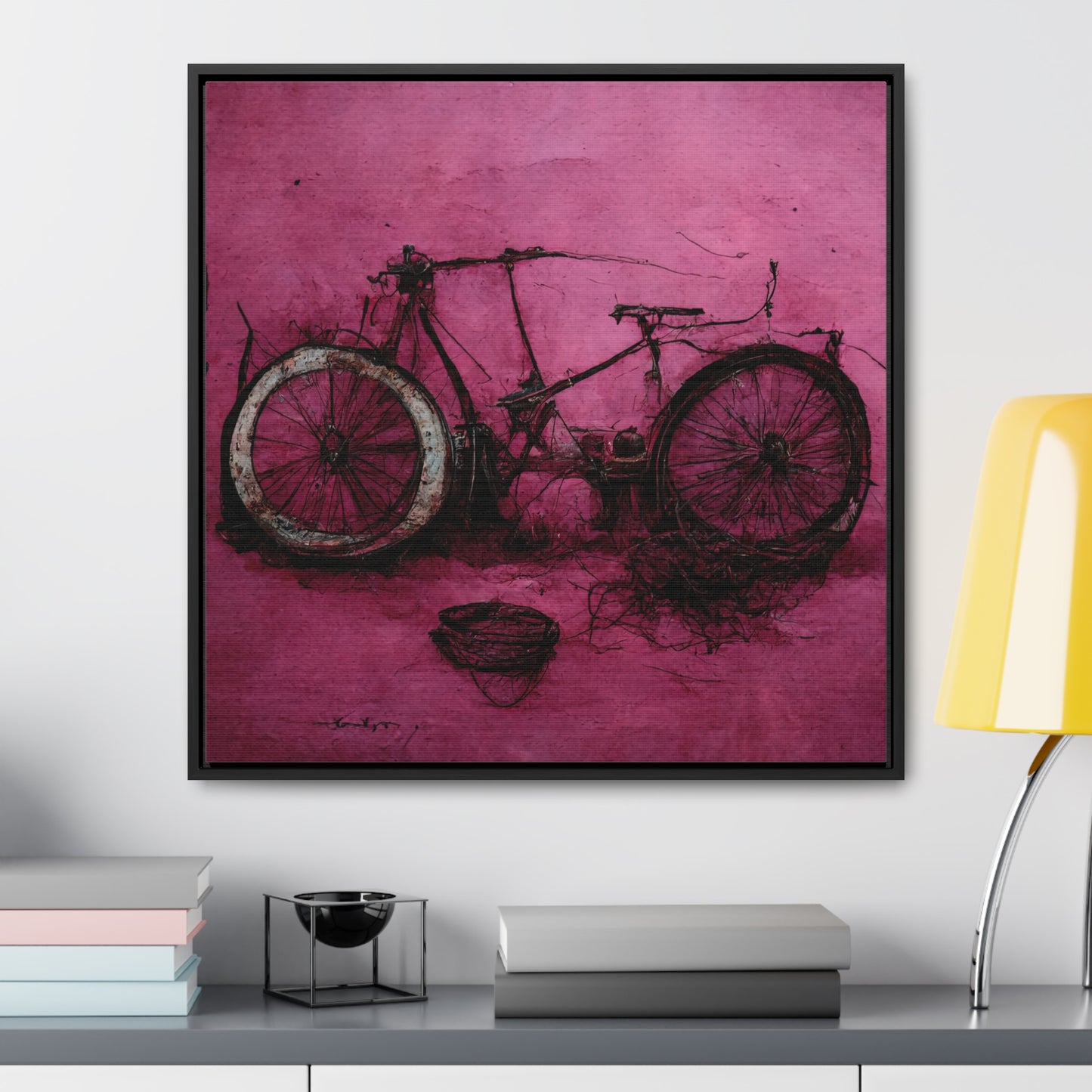 Bicycle 5, Valentinii, Gallery Canvas Wraps, Square Frame