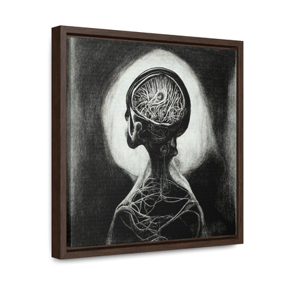 Brain 5, Valentinii, Gallery Canvas Wraps, Square Frame