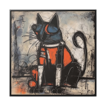Cat 30, Gallery Canvas Wraps, Square Frame