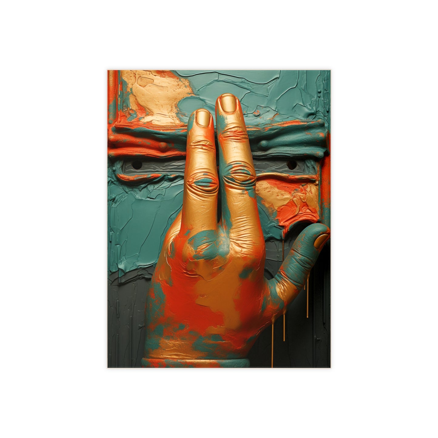 Hands 99, Ceramic Photo Tile