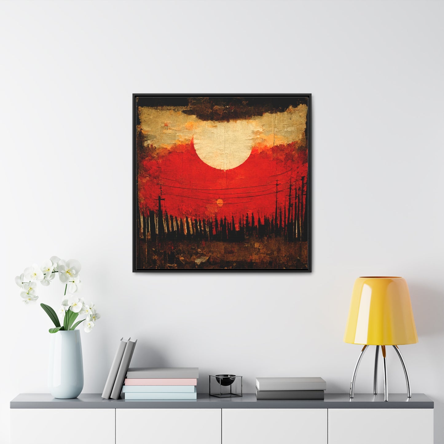 Land of the Sun 16, Valentinii, Gallery Canvas Wraps, Square Frame
