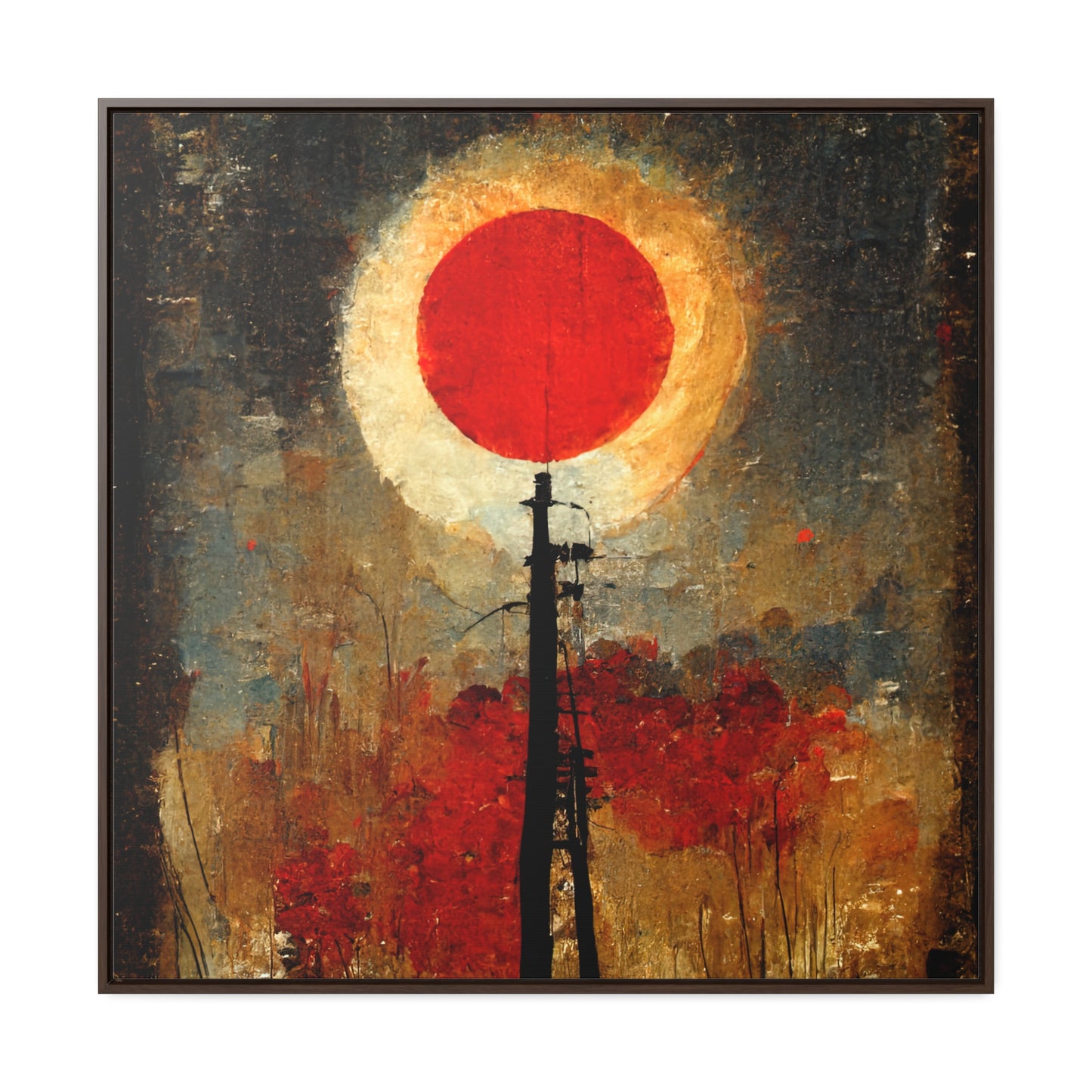 Land of the Sun 14, Valentinii, Gallery Canvas Wraps, Square Frame