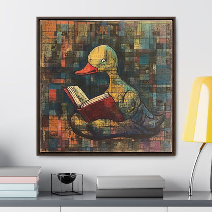 Duck 3, Gallery Canvas Wraps, Square Frame