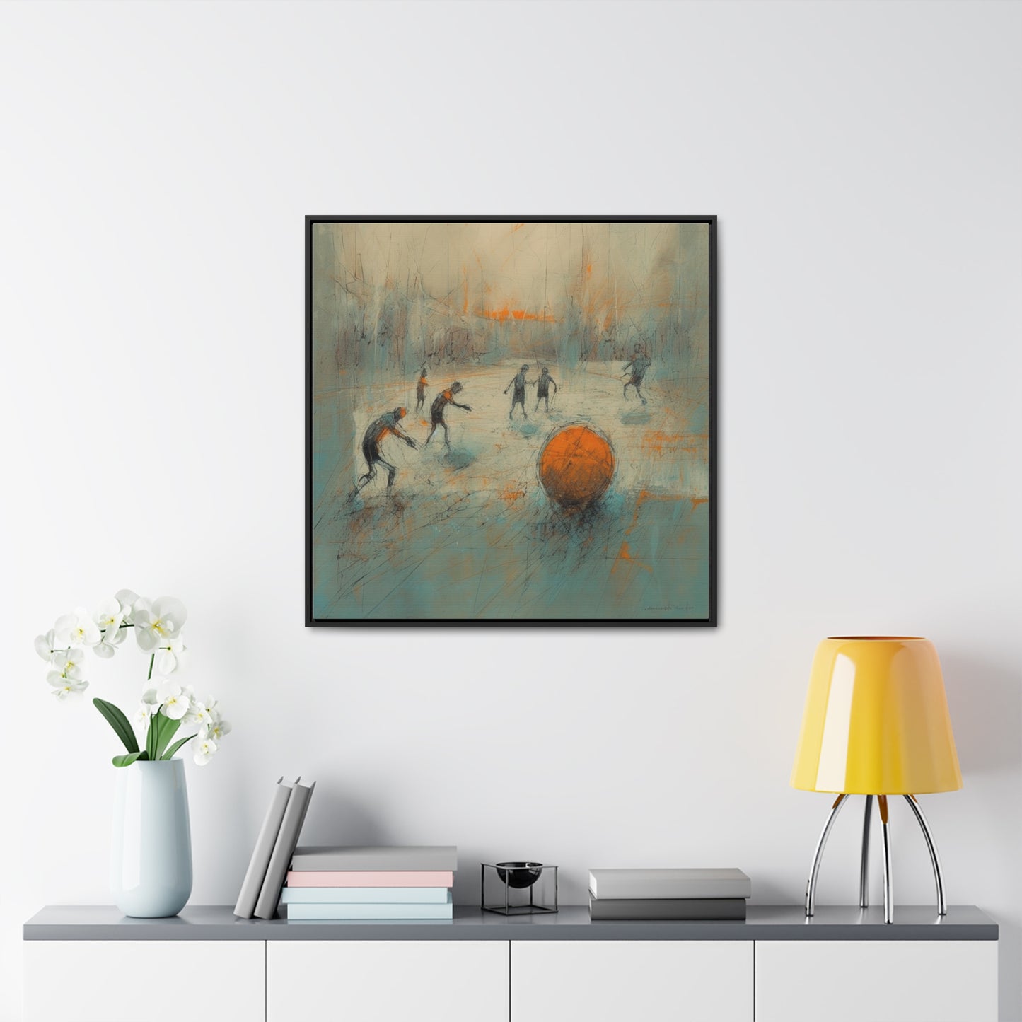Childhood 33, Gallery Canvas Wraps, Square Frame