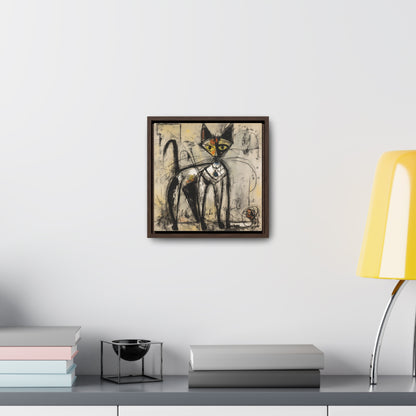 Cat 51, Gallery Canvas Wraps, Square Frame