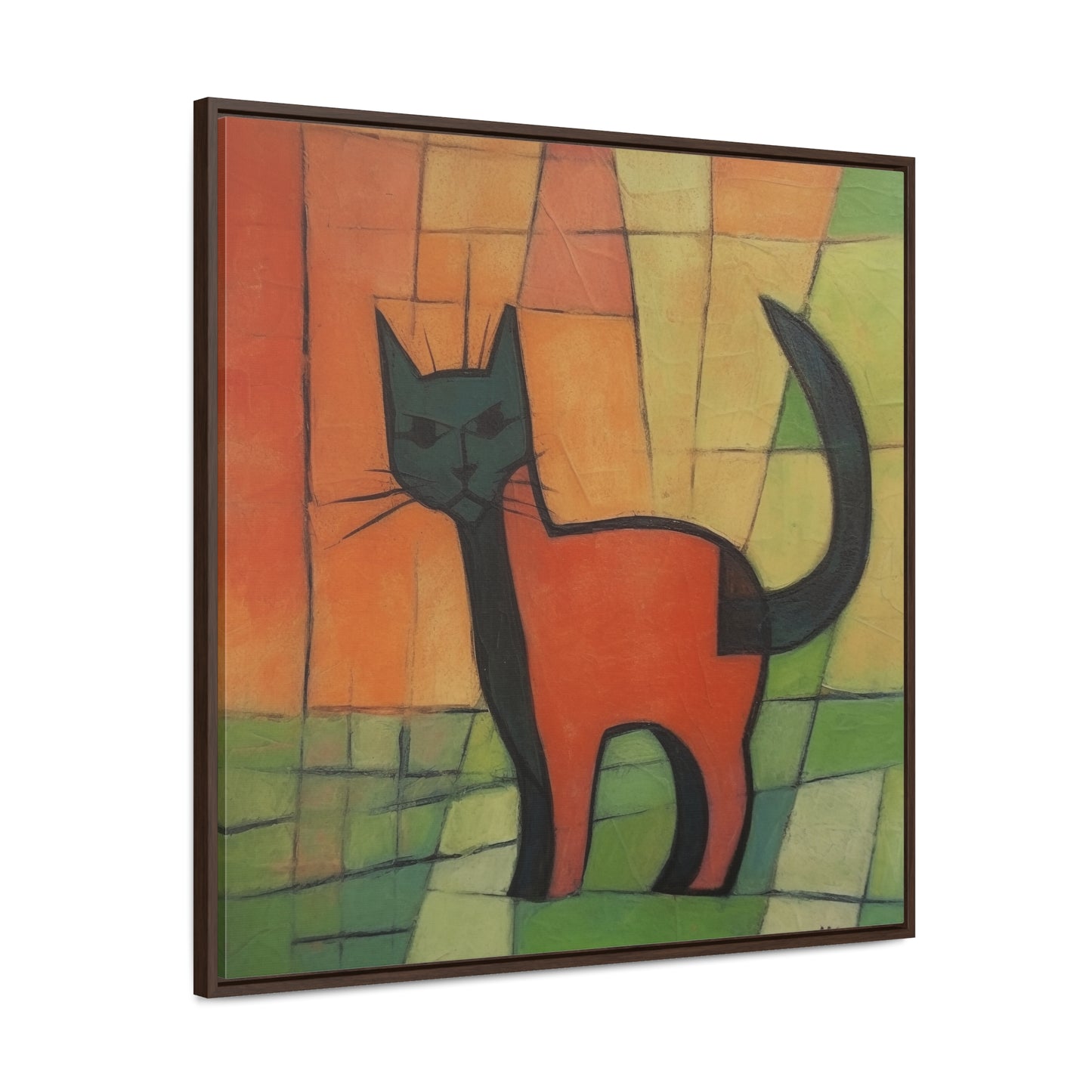 Cat 28, Gallery Canvas Wraps, Square Frame