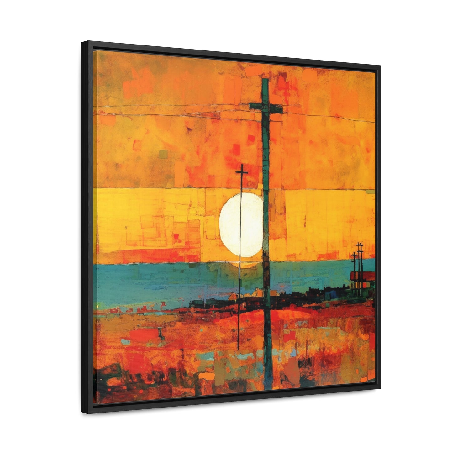 Land of the Sun 59, Valentinii, Gallery Canvas Wraps, Square Frame