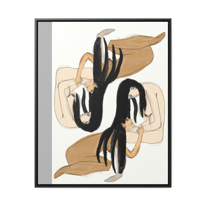 Mirrors, Original Eduard Pavel, Gallery Canvas Wraps, Vertical Frame