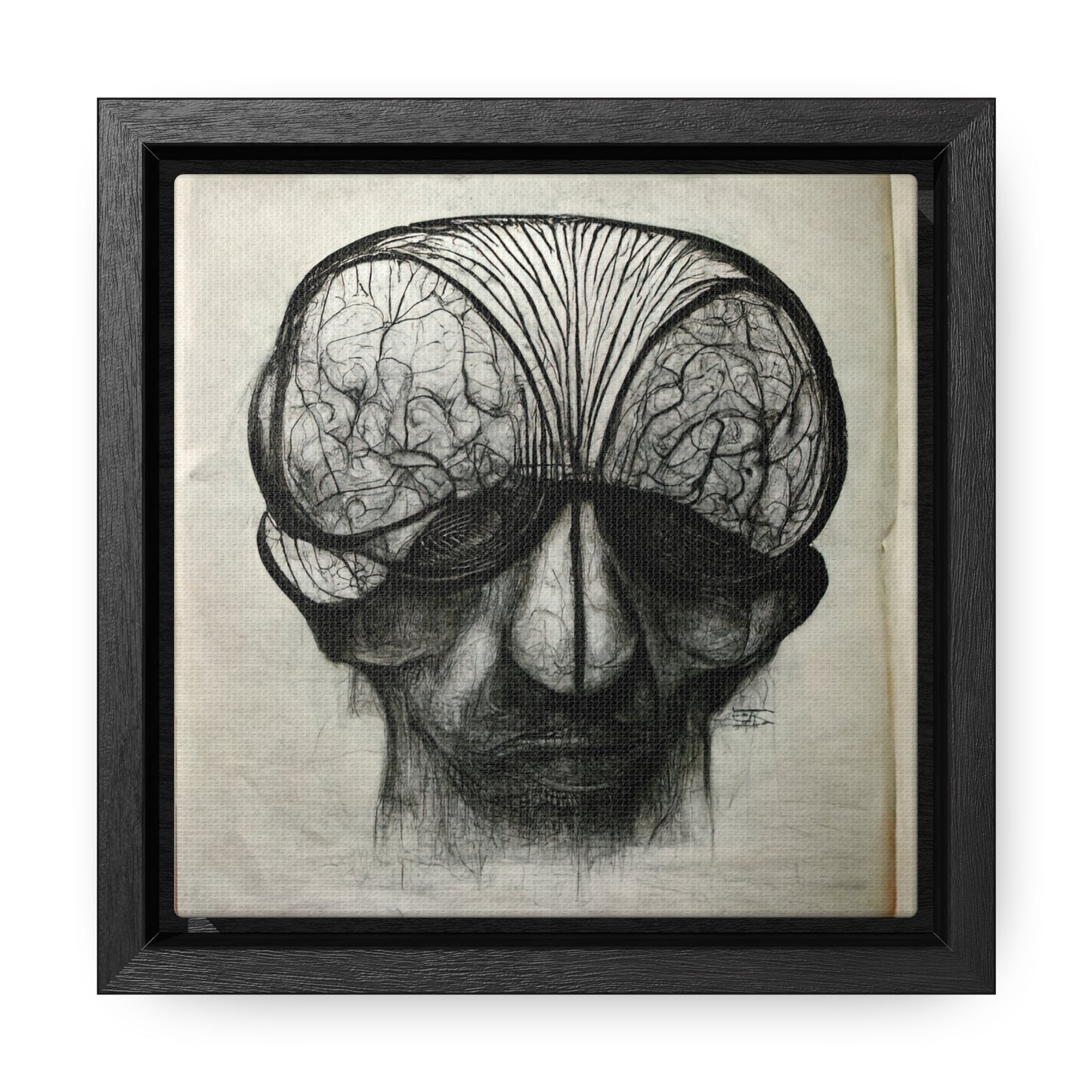 Brain 54, Valentinii, Gallery Canvas Wraps, Square Frame