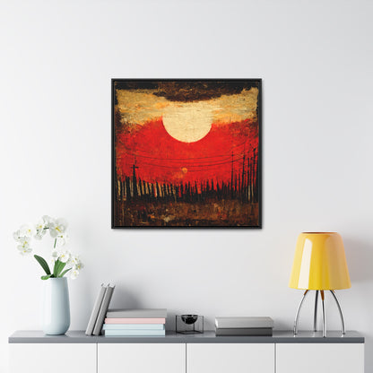 Land of the Sun 12, Valentinii, Gallery Canvas Wraps, Square Frame