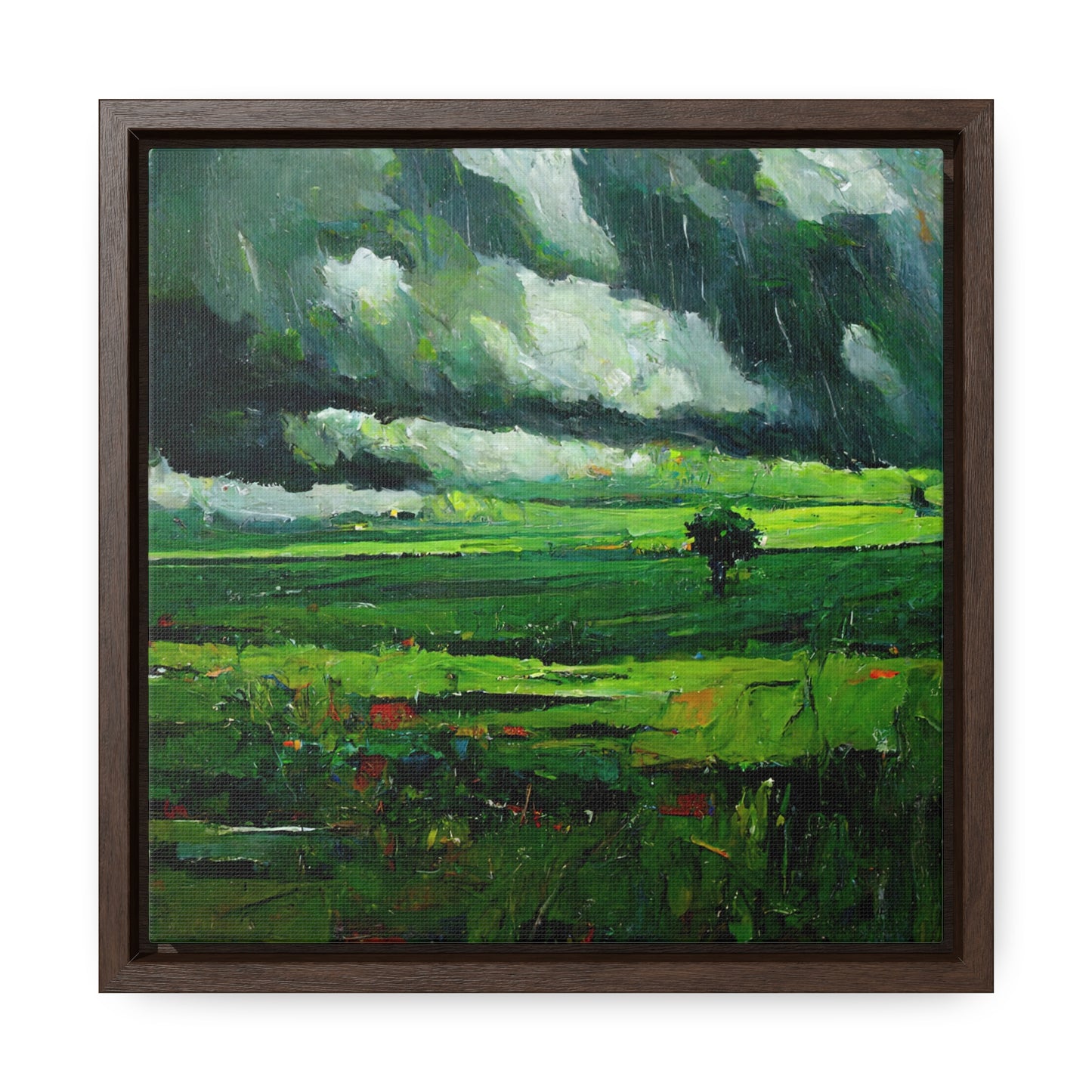 To the Rainy Land 6, Valentinii, Gallery Canvas Wraps, Square Frame