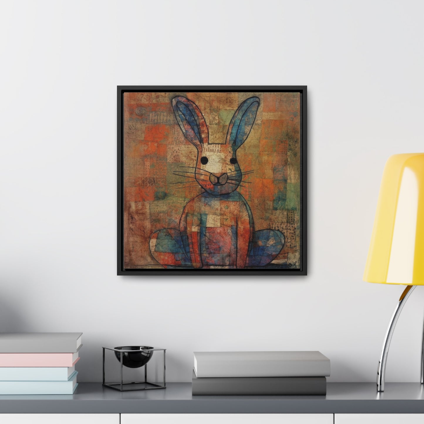 Rabbit 24, Gallery Canvas Wraps, Square Frame