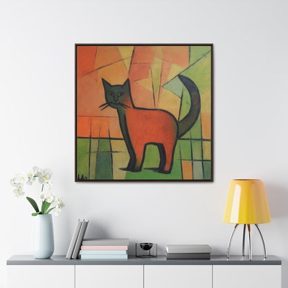 Cat 20, Gallery Canvas Wraps, Square Frame