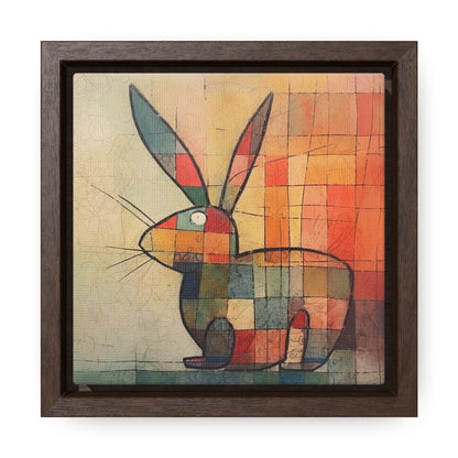 Rabbit 28, Gallery Canvas Wraps, Square Frame