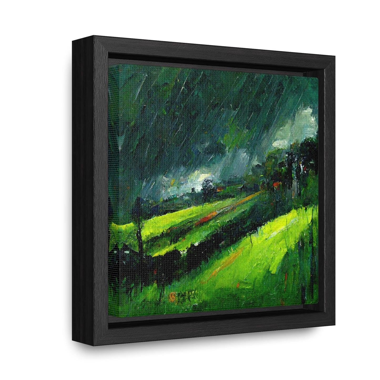 To the Rainy Land 2, Valentinii, Gallery Canvas Wraps, Square Frame