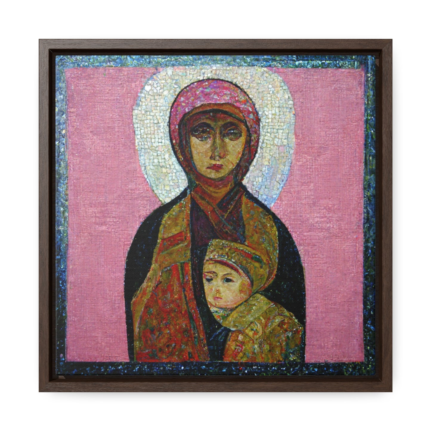 Mary and the Child 18, Valentinii, Gallery Canvas Wraps, Square Frame