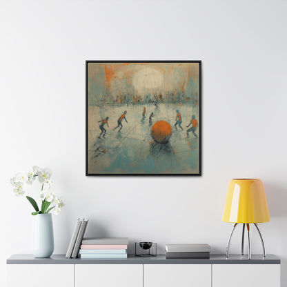Childhood 19, Gallery Canvas Wraps, Square Frame