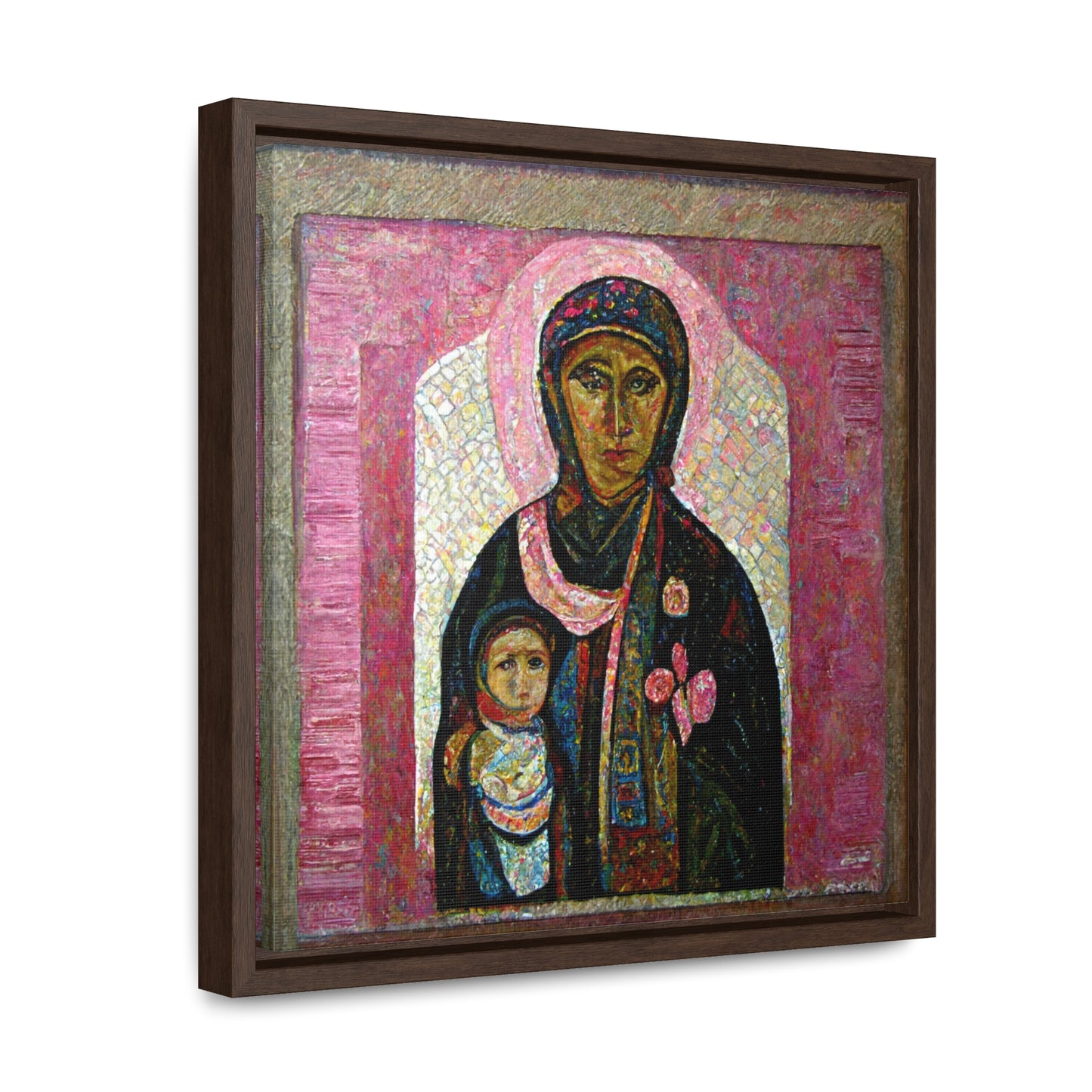 Mary and the Child 27, Valentinii, Gallery Canvas Wraps, Square Frame