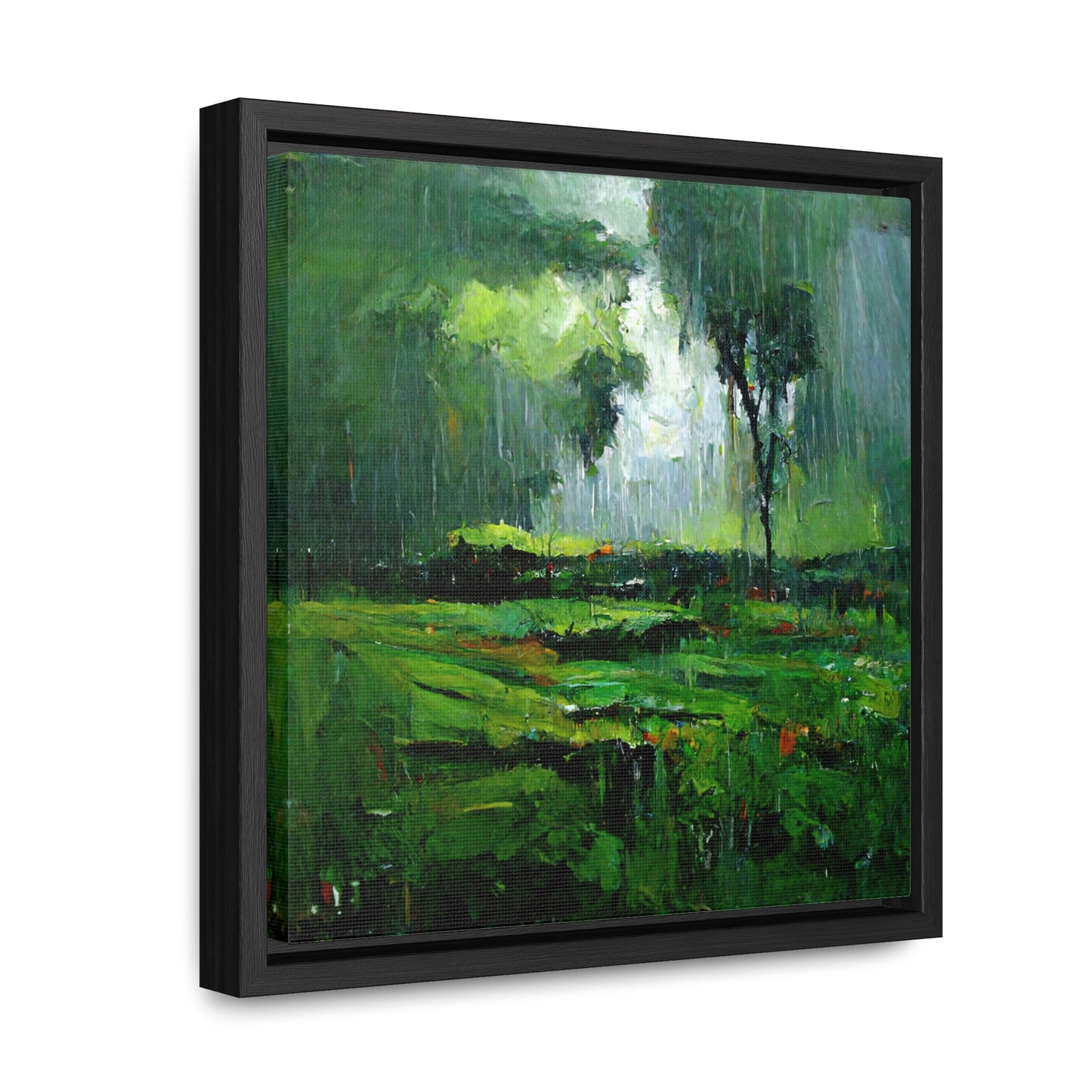 To the Rainy Land, Valentinii, Gallery Canvas Wraps, Square Frame