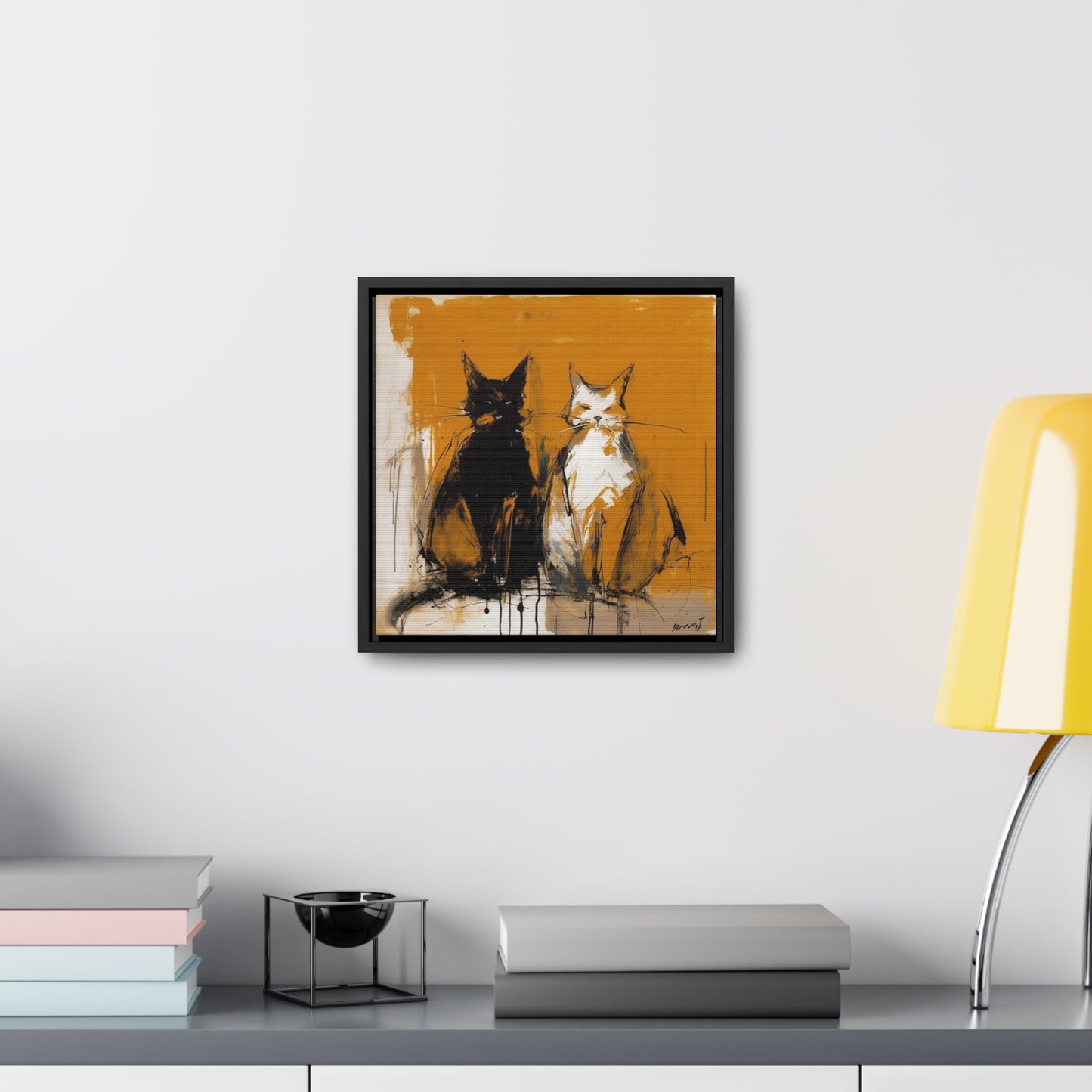 Cat 11, Gallery Canvas Wraps, Square Frame