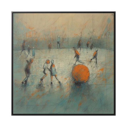 Childhood 40, Gallery Canvas Wraps, Square Frame