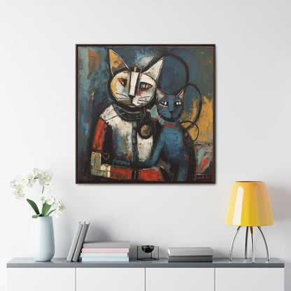 Cat 82, Gallery Canvas Wraps, Square Frame