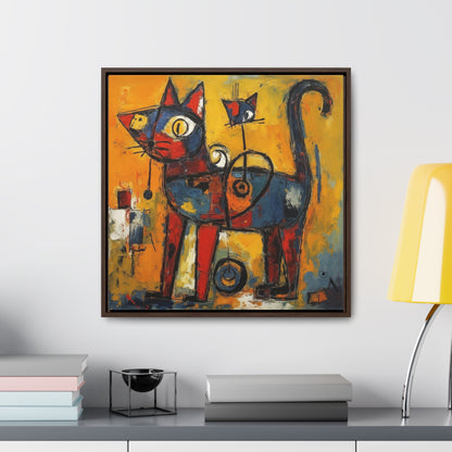 Cat 97, Gallery Canvas Wraps, Square Frame