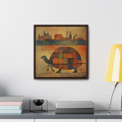 Turtle 10, Gallery Canvas Wraps, Square Frame