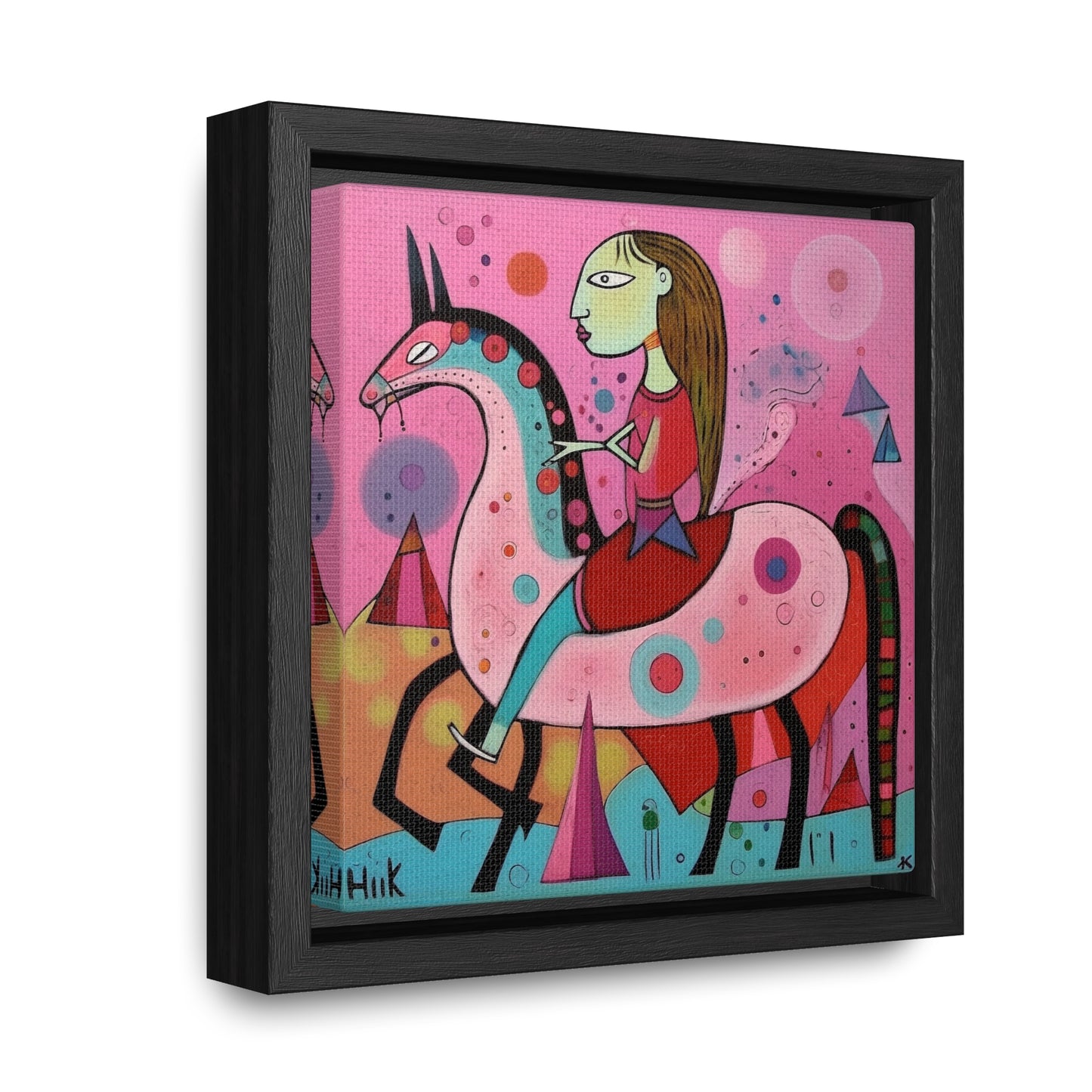 The Dreams of the Child 6, Gallery Canvas Wraps, Square Frame