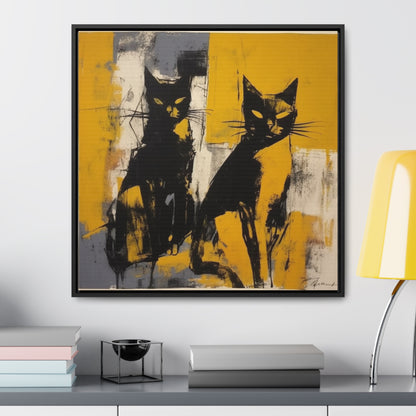 Cat 10, Gallery Canvas Wraps, Square Frame