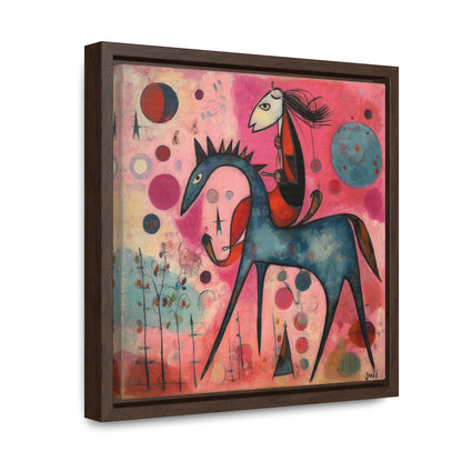 The Dreams of the Child 26, Gallery Canvas Wraps, Square Frame