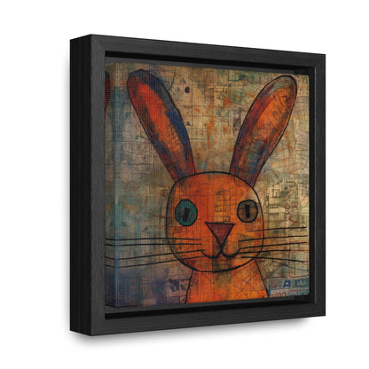 Rabbit 10, Gallery Canvas Wraps, Square Frame