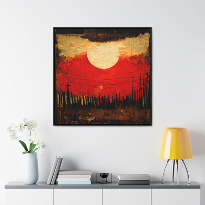 Land of the Sun 16, Valentinii, Gallery Canvas Wraps, Square Frame