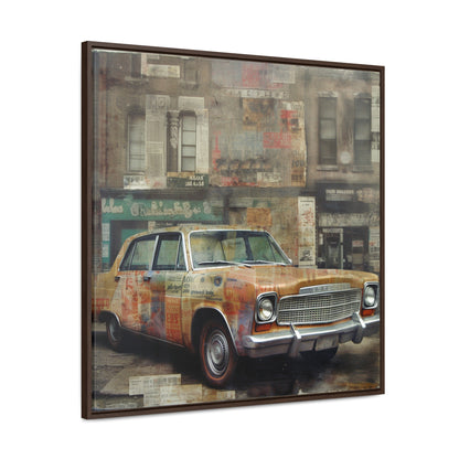 USA 6, Gallery Canvas Wraps, Square Frame