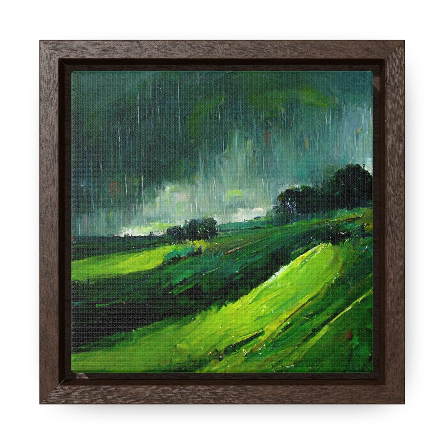 To the Rainy Land 3, Valentinii, Gallery Canvas Wraps, Square Frame