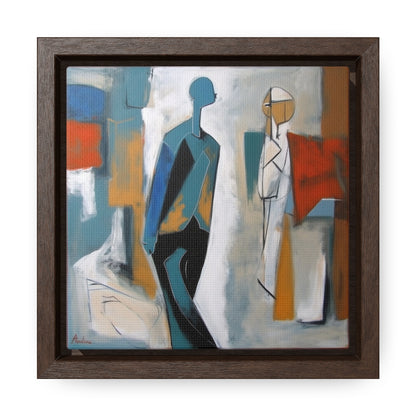 Sad Man 28, Valentinii, Gallery Canvas Wraps, Square Frame