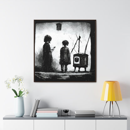 Childhood Wave 4, Valentinii, Gallery Canvas Wraps, Square Frame