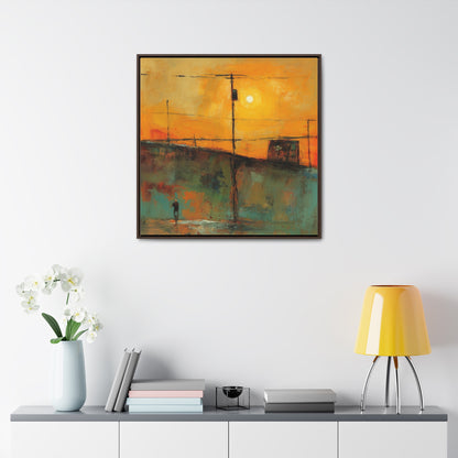 Land of the Sun 51, Valentinii, Gallery Canvas Wraps, Square Frame