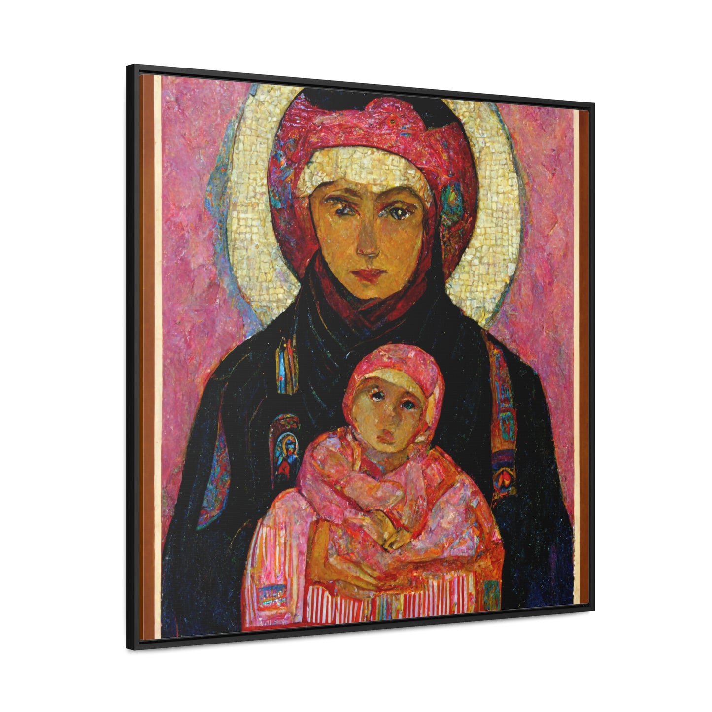 Mary and the Child 14, Valentinii, Gallery Canvas Wraps, Square Frame