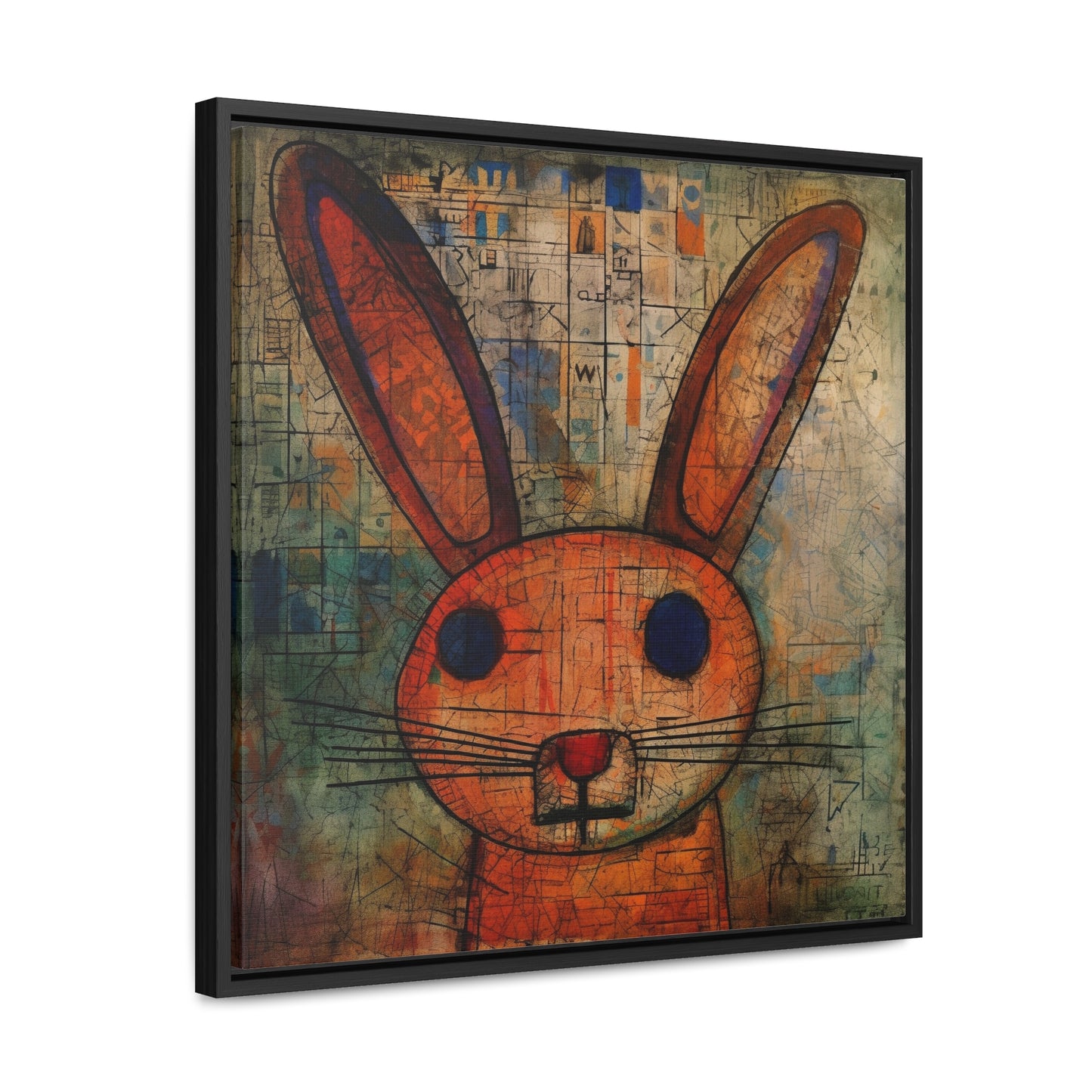 Rabbit, Gallery Canvas Wraps, Square Frame