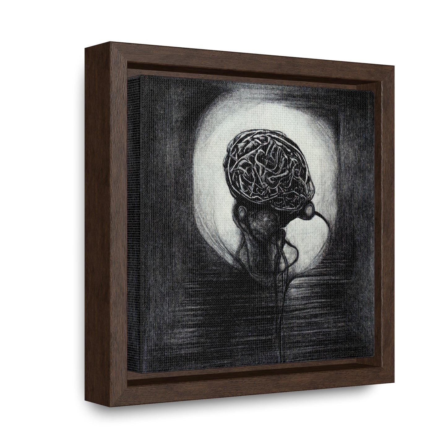 Brain 18, Valentinii, Gallery Canvas Wraps, Square Frame