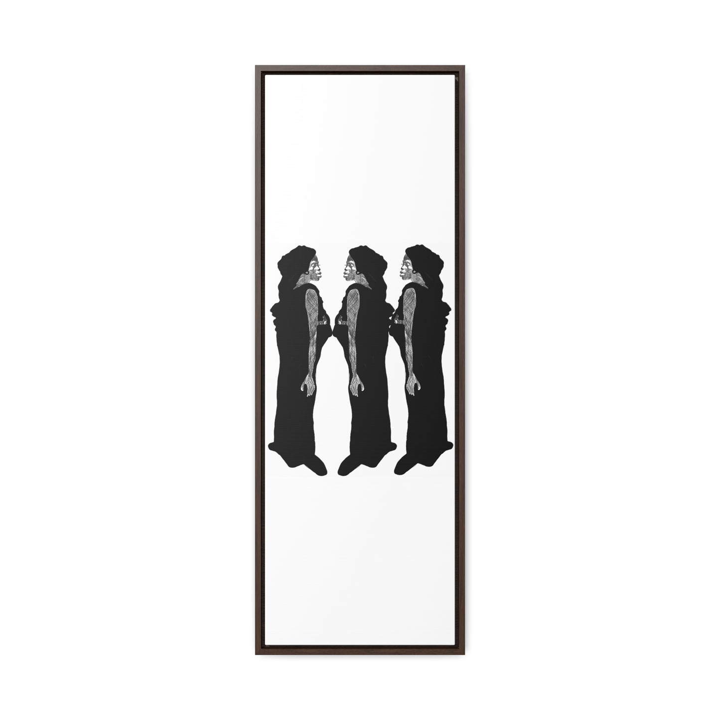 Three Women, Original Eduard Pavel, Gallery Canvas Wraps, Vertical Frame