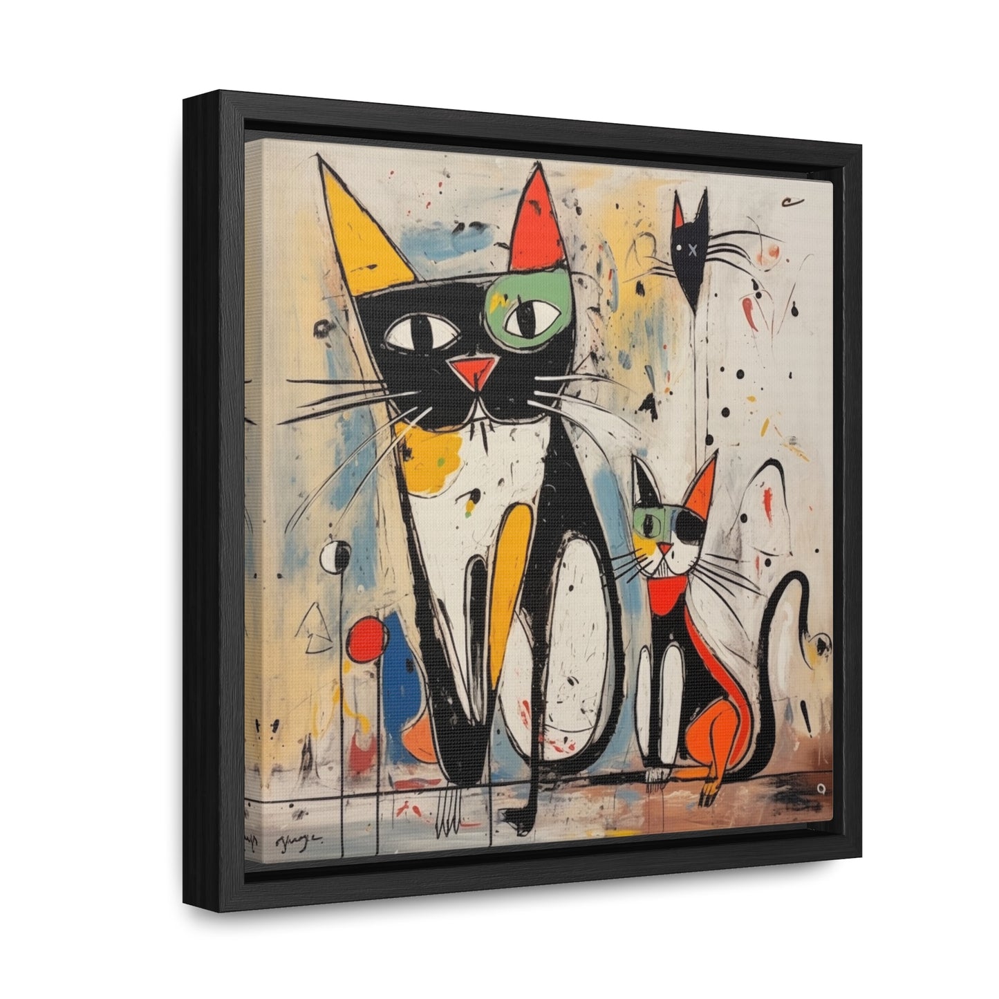 Cat 41, Gallery Canvas Wraps, Square Frame